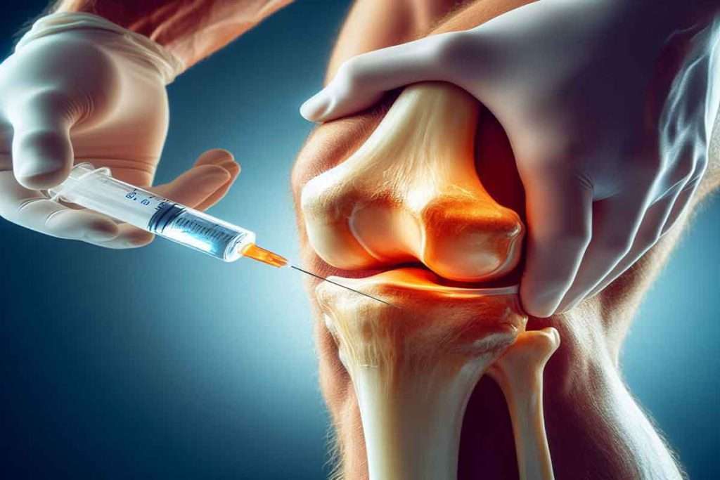 رهایی از درد زانو با روش پی آر پی