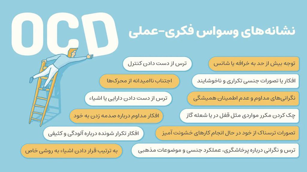 نشانه های وسواس فکری و عملی که پزشکان مطرح کرده اند.