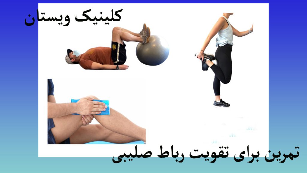 چند تمرین برای ترمیم رباط صلیبی نشان داده می شود